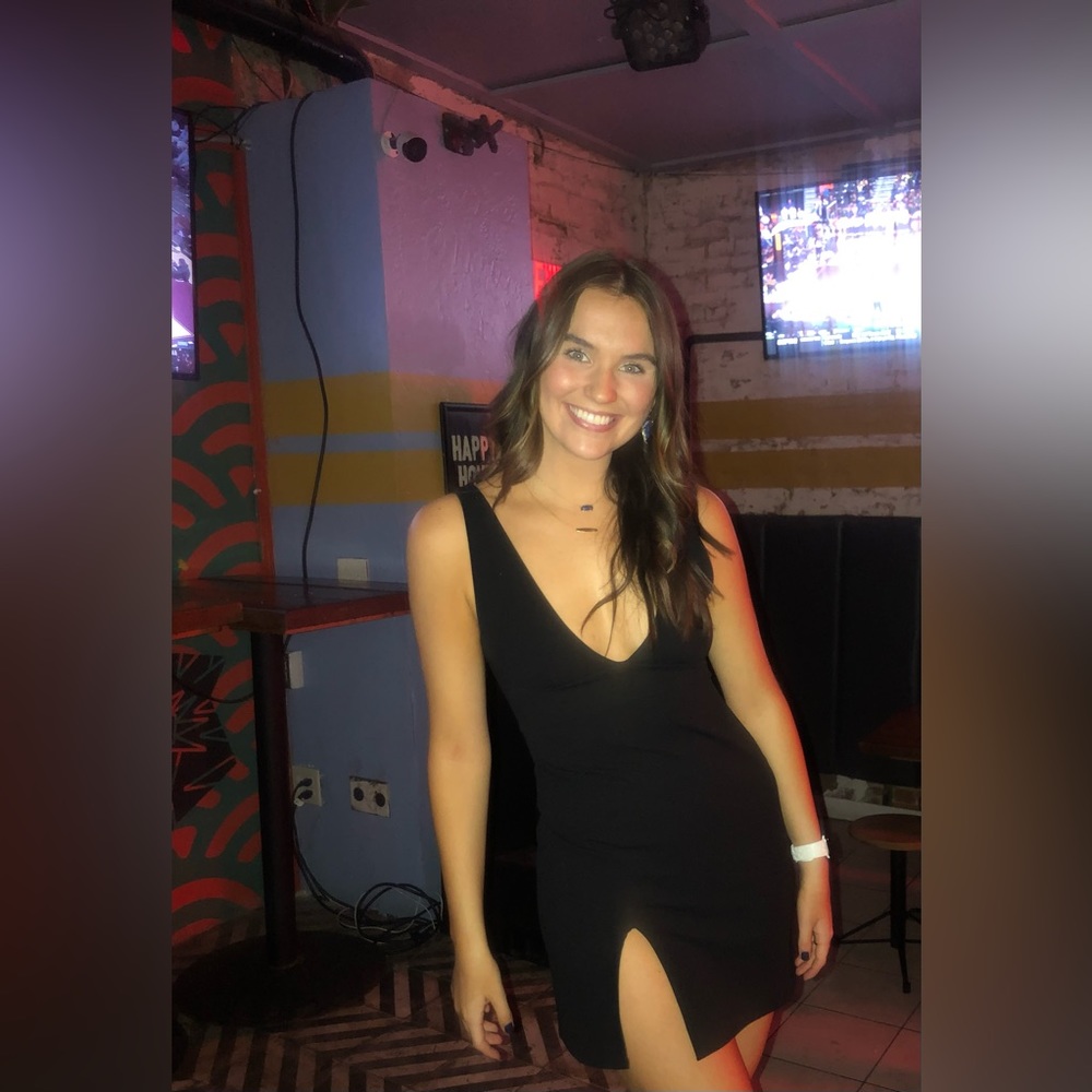 Black mini dress!